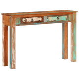 Console Table 110x30x75 cm Solid Wood Reclaimed - Extra Image