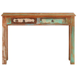 Console Table 110x30x75 cm Solid Wood Reclaimed