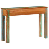Console Table 110x30x75 cm Solid Wood Reclaimed - Top-Down View