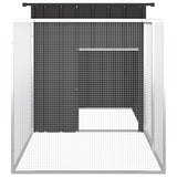 Rabbit Cage Anthracite 200x91x100 cm Galvanised Steel - Top-Down View