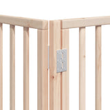 Dog Gate with Door Foldable 10 Panels 800 cm Poplar Wood - Extra Image