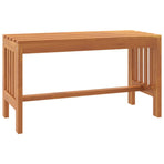 Garden Bench 80 cm Solid Wood Eucalyptus