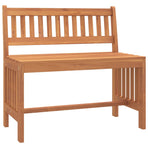 Garden Bench 80 cm Solid Wood Eucalyptus
