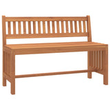 Garden Bench 110 cm Solid Wood Eucalyptus - Front View