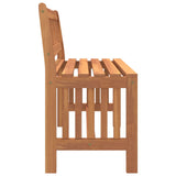 Garden Bench 110 cm Solid Wood Eucalyptus - Top-Down View