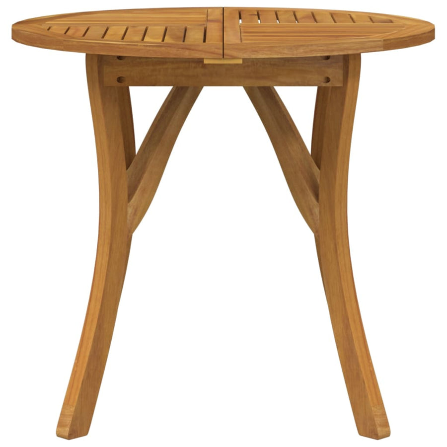 Garden Table ?85 cm Solid Wood Acacia