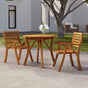 Garden Table ?85 cm Solid Wood Acacia