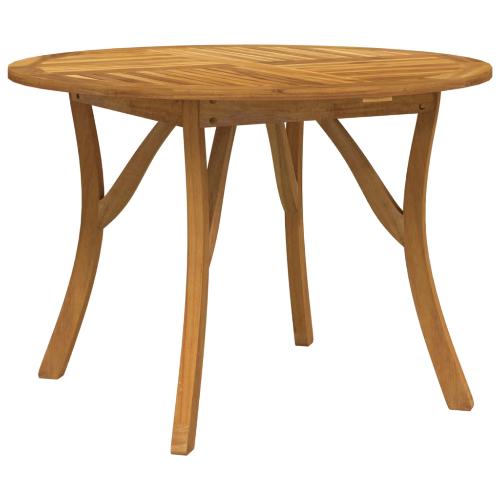Garden Table ?110 cm Solid Wood Acacia
