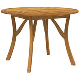 Garden Table ?110 cm Solid Wood Acacia