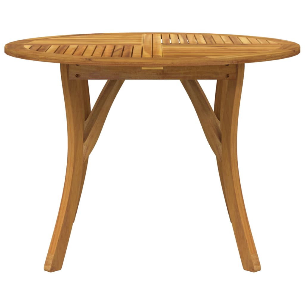 Garden Table ?110 cm Solid Wood Acacia
