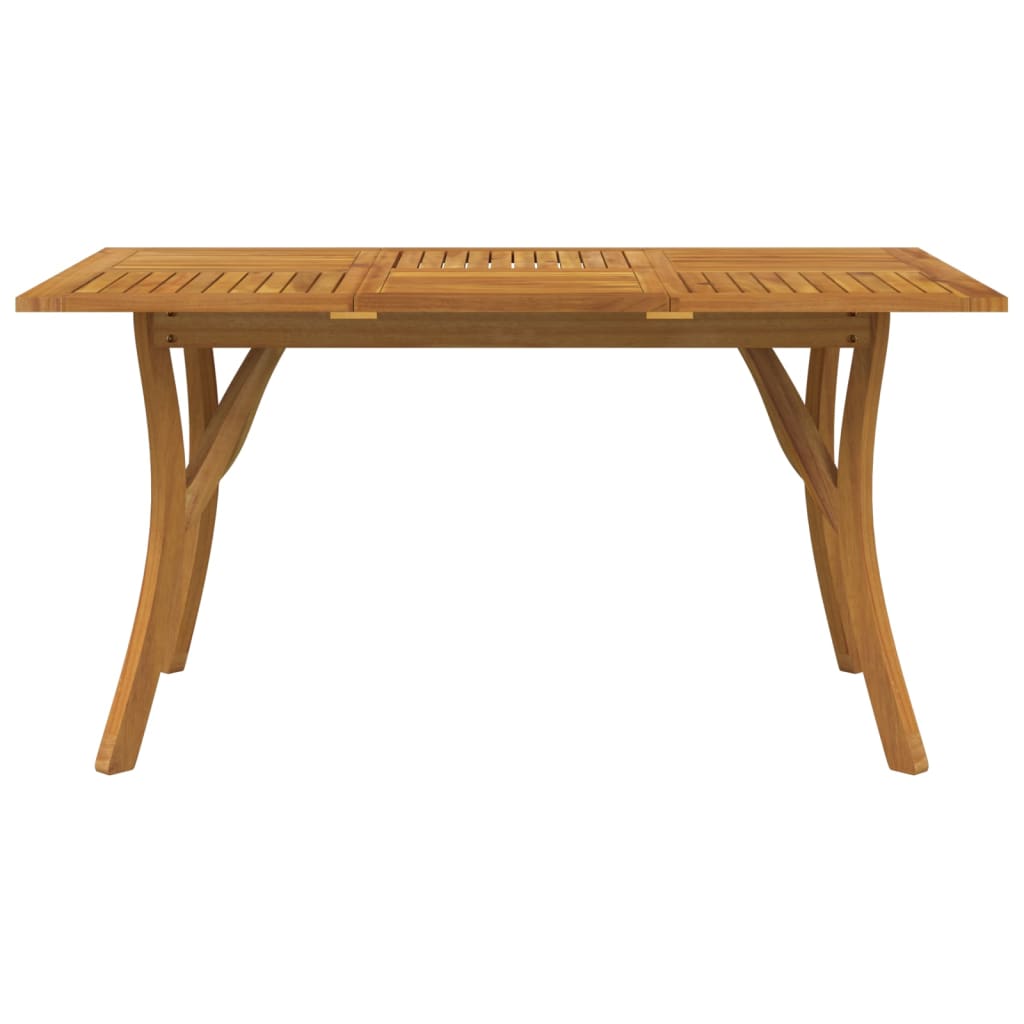 Garden Table 150x90x75 cm Solid Wood Acacia