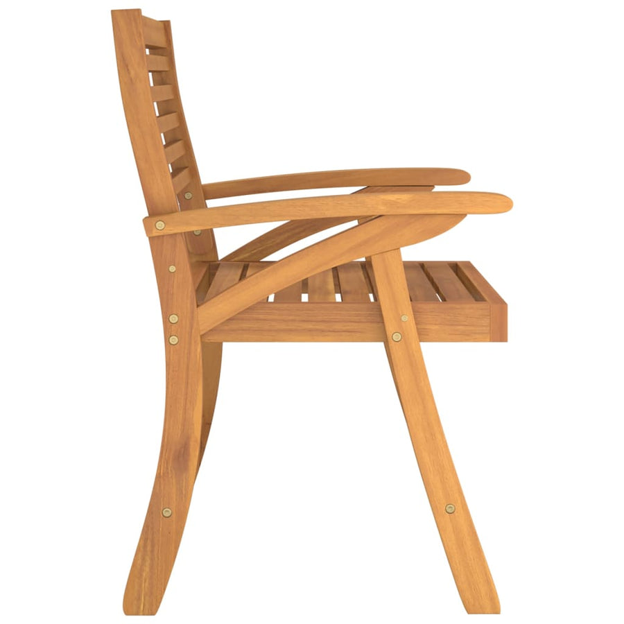 Garden Chairs 2 pcs 58x58x87 cm Solid Wood Acacia