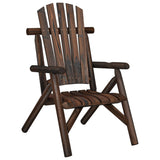 Garden Chair 68x86x103 cm Solid Wood Spruce - Front View