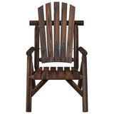 Garden Chair 68x86x103 cm Solid Wood Spruce - Side View