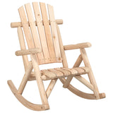 Garden Rocking Chair 69x96x101 cm Solid Wood Spruce - Front View