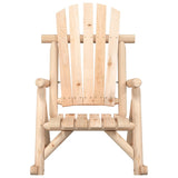 Garden Rocking Chair 69x96x101 cm Solid Wood Spruce - Side View