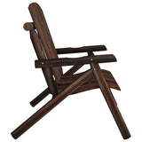 2-Seater Garden Bench 119x85x98 cm Solid Wood Spruce - Top-Down View