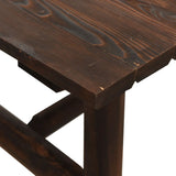 Side Table 49x49x50 cm Solid Wood Spruce - 45-Degree Angle