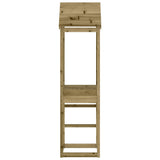 Play Tower 52.5x46.5x206.5 cm Impregnated Wood Pine - Top-Down View