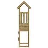 Play Tower 52.5x46.5x206.5 cm Impregnated Wood Pine - 45-Degree Angle