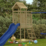 Outdoor Playset 53x110x214 cm Impregnated Wood Pine - Front View