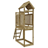 Outdoor Playset 53x110x214 cm Impregnated Wood Pine - Side View