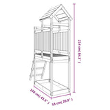 Outdoor Playset 53x110x214 cm Impregnated Wood Pine - Extra Image