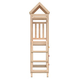 Outdoor Playset 52.5X110.5X214 Cm Solid Wood Pine - Rear View