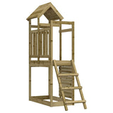 Outdoor Playset 52.5x110.5x214 cm Impregnated Wood Pine - Side View