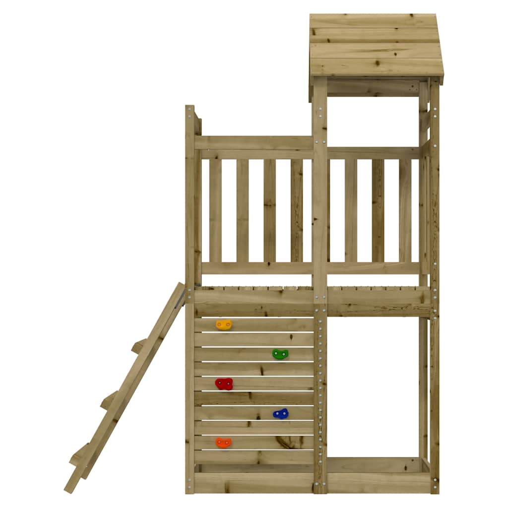 Outdoor Playset 52.5X110.5X214 Cm Impregnated Wood Pine