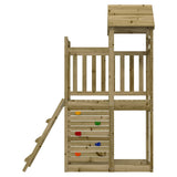 Outdoor Playset 52.5x110.5x214 cm Impregnated Wood Pine - Top-Down View