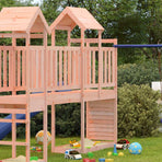 Play Tower with Rockwall 53x110,5x214 cm Solid Wood Douglas