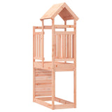 Play Tower with Rockwall 53x110.5x214 cm  Solid Wood Douglas - 45-Degree Angle