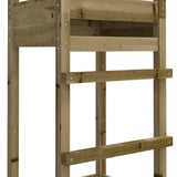 Play Tower 53x46.5x169 cm Impregnated Wood Pine - Rear View