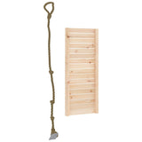 Play Climbing Wall with Rope 44.5x5x108 cm Solid Wood Pine - 45-Degree Angle