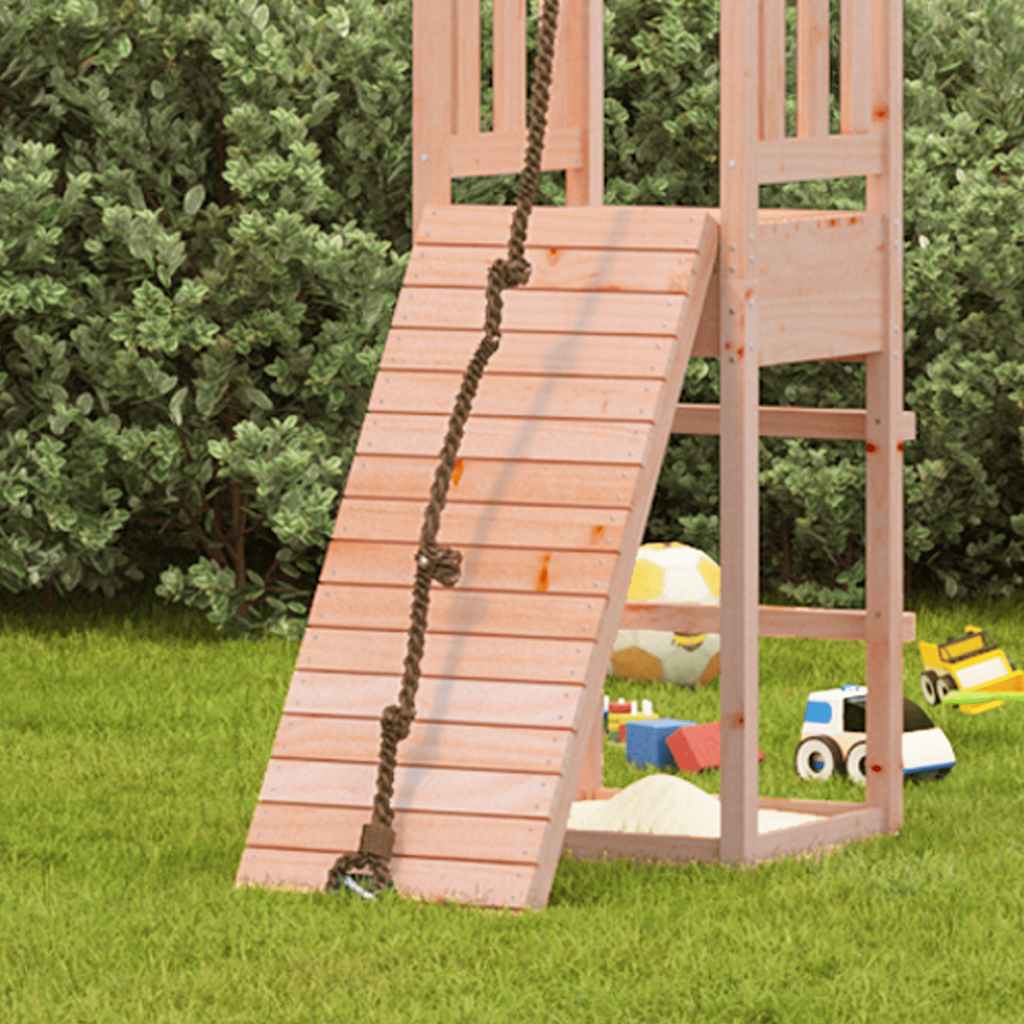 Play Climbing Wall with Rope 44.5x5x108 cm Solid Wood Douglas