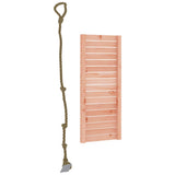 Play Climbing Wall with Rope 44.5x5x108 cm Solid Wood Douglas - 45-Degree Angle