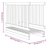 Play Bridge 45x107.5x79 cm Solid Wood Douglas