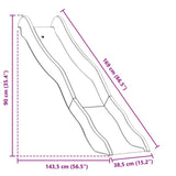 Play Slide Blue 174x38 cm Polypropylene