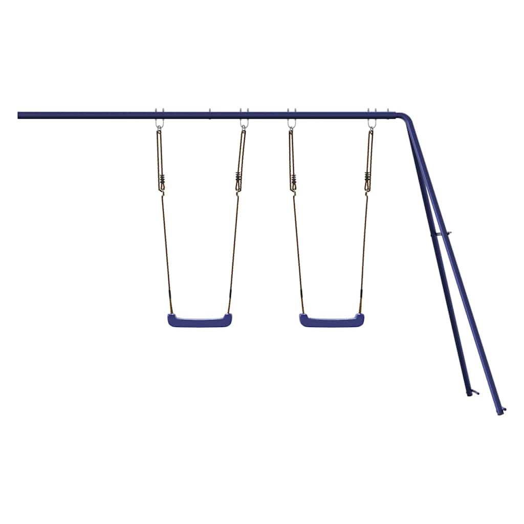 Play Swings 2 pcs Blue 265x156.5x155.5 cm Polypropylene