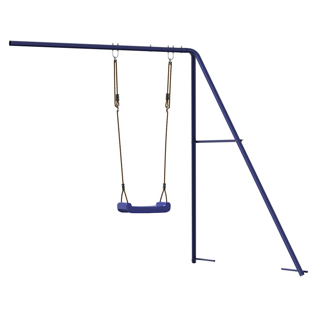 Slide and Swing for Playhouse Blue Polypropylene