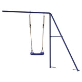 Slide and Swing for Playhouse Blue Polypropylene