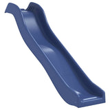Slide and Swing for Playhouse Blue Polypropylene - Top-Down View
