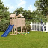 Slide and Swings for Playhouse Blue Polypropylene