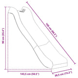 Slide and Swings for Playhouse Blue Polypropylene - Extra Image