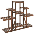 Flower Stand 110x25x96 cm Solid Wood Fir
