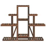 Flower Stand 110x25x96 cm Solid Wood Fir - Top-Down View