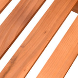 Flower Stand with Wheels 110x25x101 cm Solid Wood Fir - Close-Up Angle