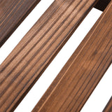 Flower Stand with Wheels 110x25x78 cm Solid Wood Fir