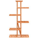 Flower Stand 75x25x140.5 cm Solid Wood Fir - Top-Down View